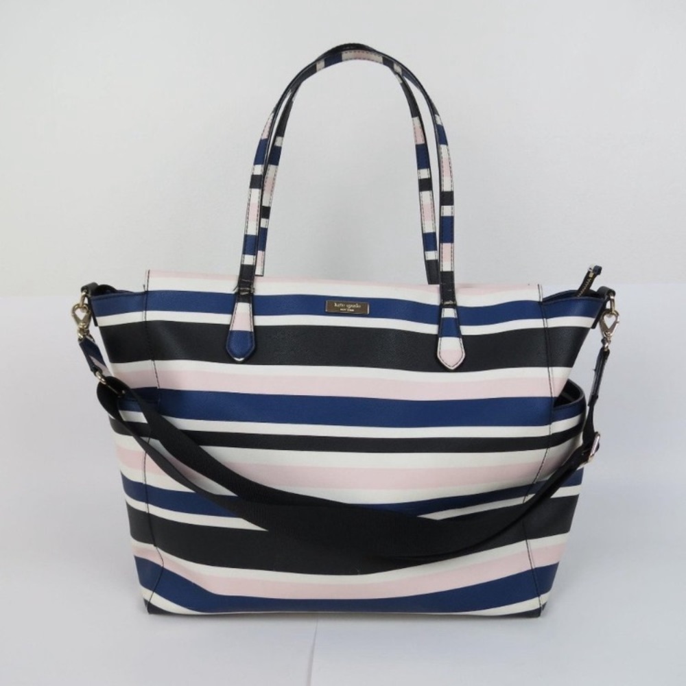 Kate Spade Striped Kaylie grove street Diaper Baby Bag